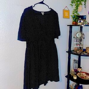 A NEW DAY POLKA DOT DRESS SZ: L